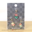 Photo3: Pokemon Center 2024 Metal Charm # 669 670 671 Flabebe Floette Florges (3)