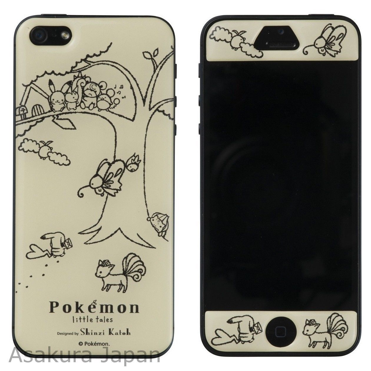 Pokemon Center 13 Shinzi Katoh Pokemon Little Tales Decoration Sticker Iphone 5 5s