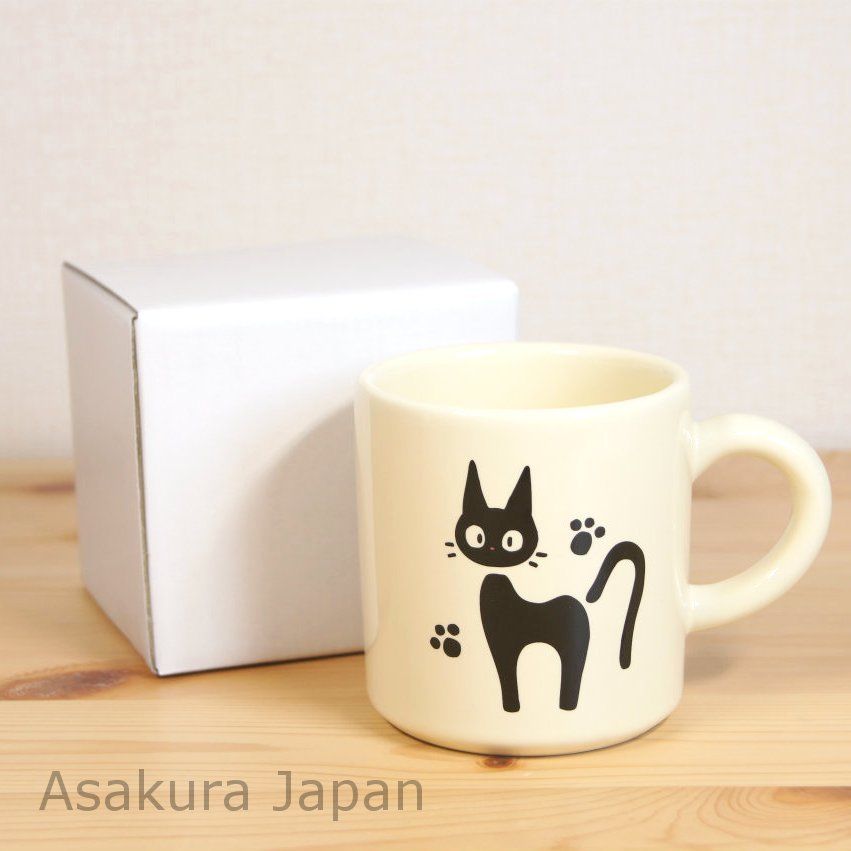 Studio Ghibli kiki's delivery service Mug Cup White Jiji