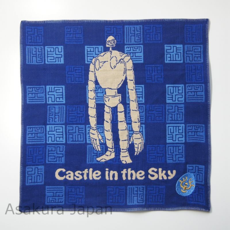 Marushin gauze handkerchief Ghibli Howl/'s Moving Castle about 28  28cm Castle an