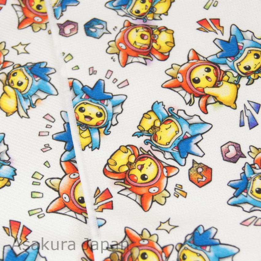 Pokemon Center Hiroshima 15 Magikarp Gyarados Pikachu Scarf Towel