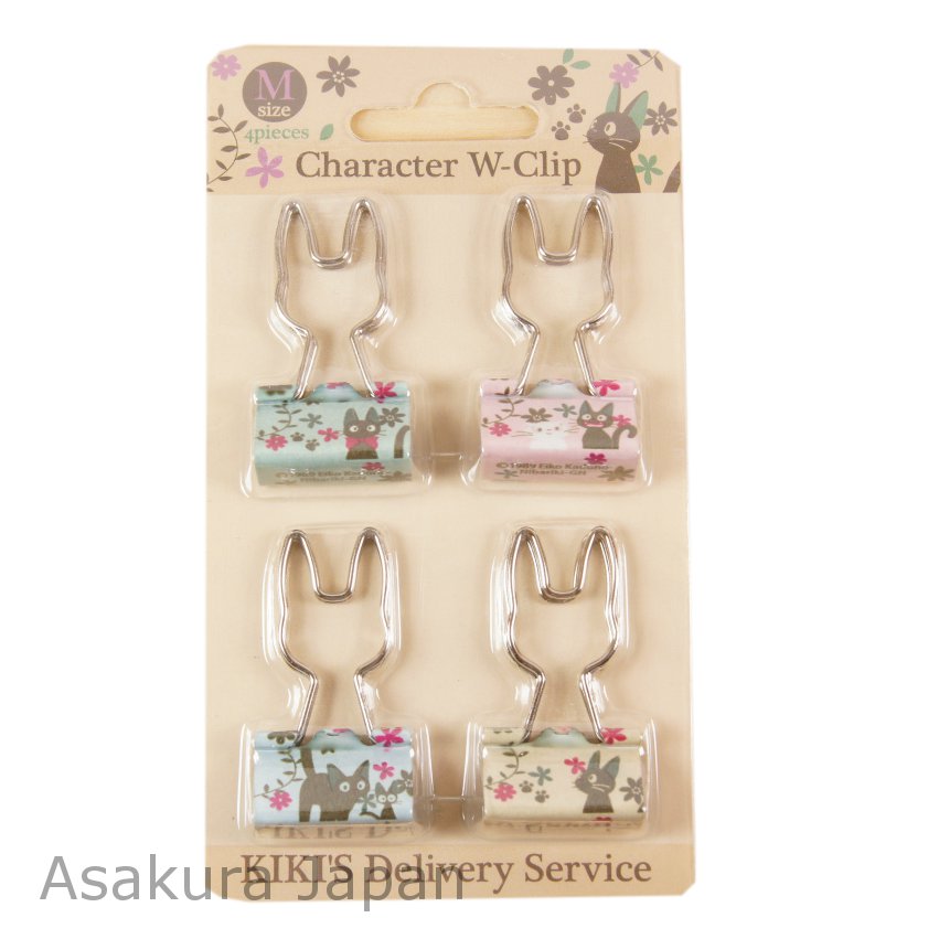 floral binder clips