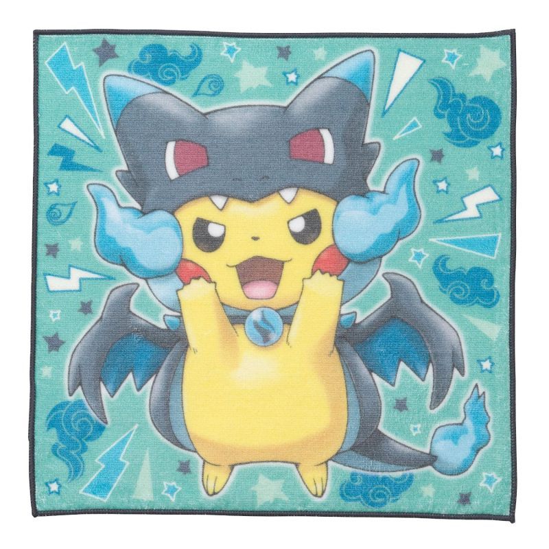 Pokemon Center 2015 Poncho Pikachu Series Mega Charizard X Ver