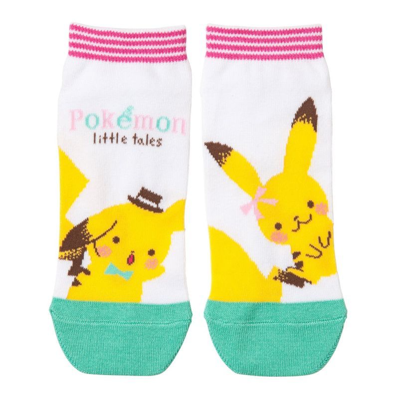 Pokemon Center 16 Pokemon Little Tales Pikachu Socks For Women 23 25 Cm 1 Pair