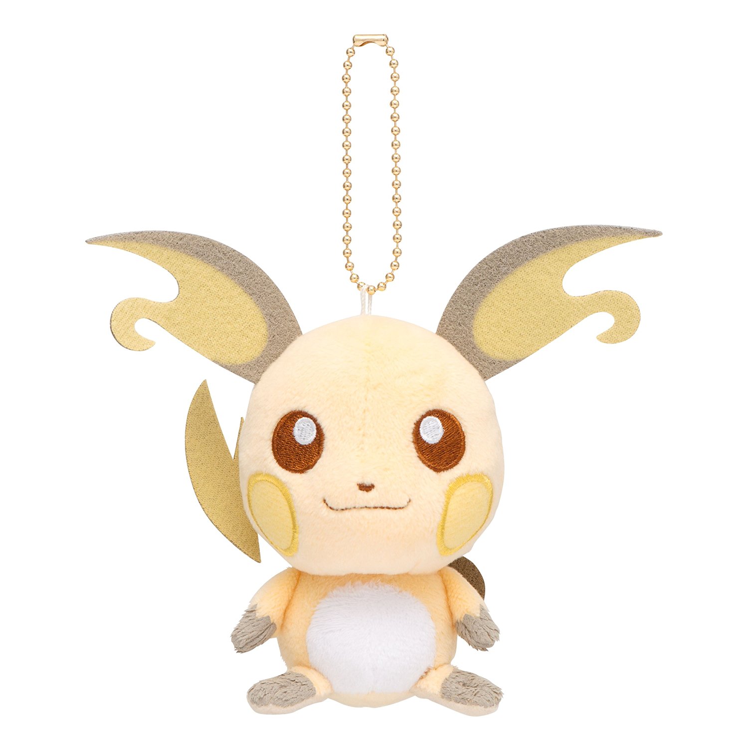 Pokemon Center 16 Pokemon Petit Pastel Plush Mascot Key Chain Raichu