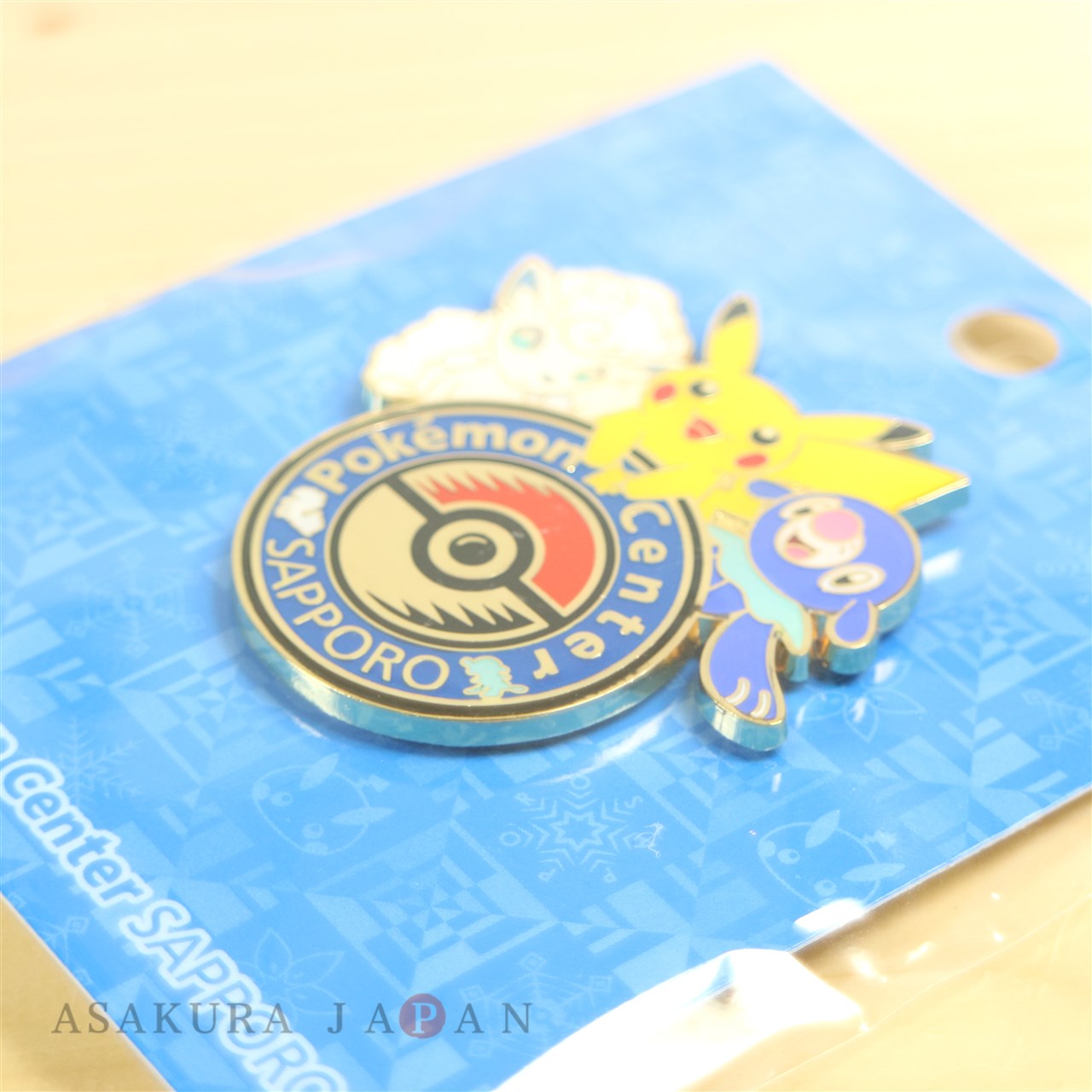 Pokemon Center Sapporo Snow Festival Pikachu Alola Vulpix Charm Strap 2 set 