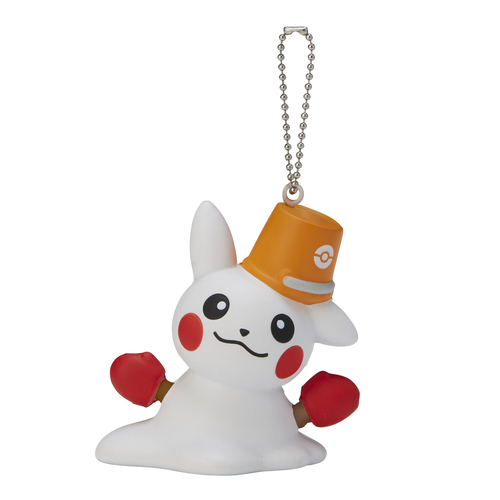 Pokemon Center 16 Sapporo Snow Festival Snowman Pikachu Squeeze Key Chain
