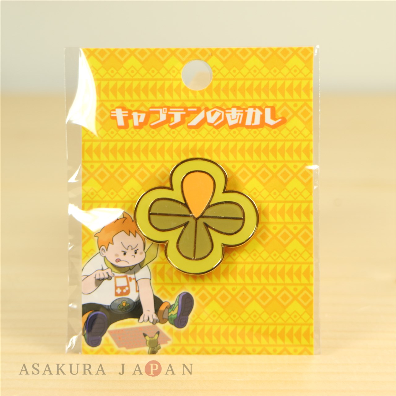 Pokemon Center 2016 Captain Sophocles's Mark Pin Badge