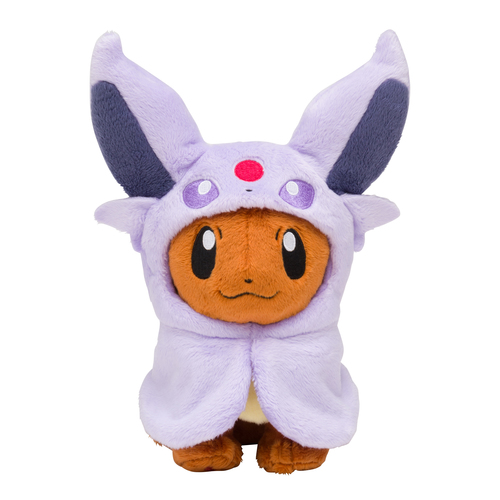 Pokemon Center 17 Eevee Poncho Series Espeon Ver Plush Toy