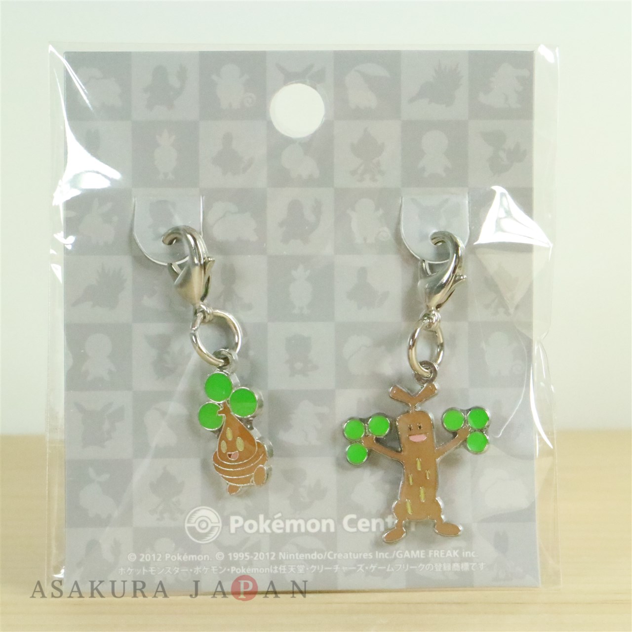 Pokemon Center 12 Metal Charm 438 185 Bonsly Sudowoodo