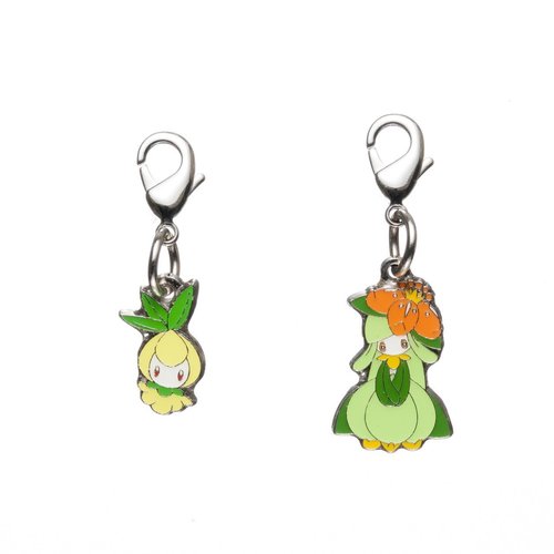 Pokemon Center 12 Metal Charm 548 549 Petilil Lilligant