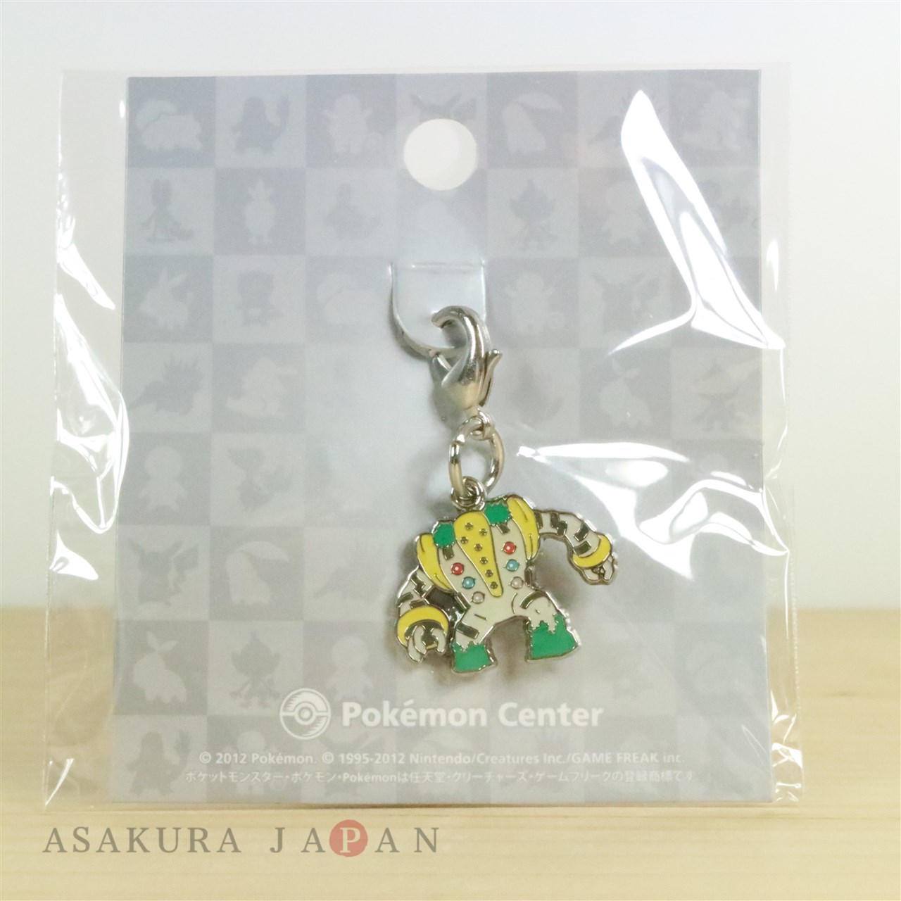 Pokemon Center 12 Metal Charm 486 Regigigas