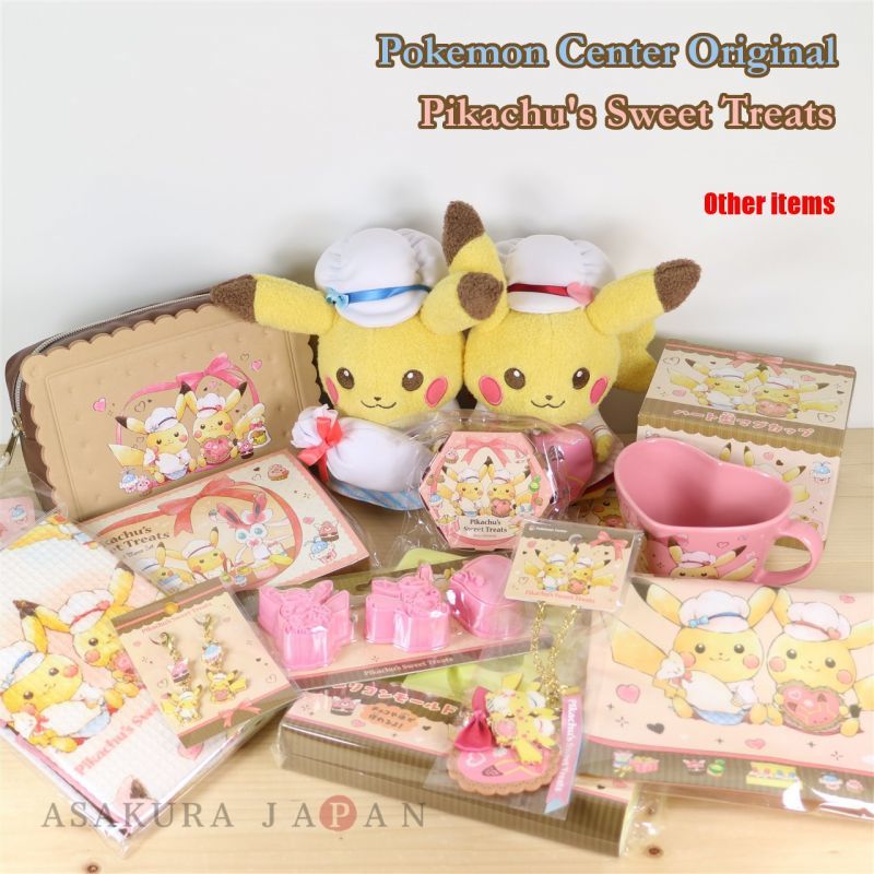 Pokemon Center Original Dot Pixel Pokemon Hand towel Handkerchief white Pikachu