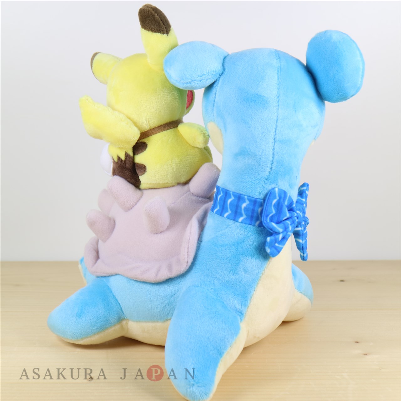 pikachu riding lapras plush