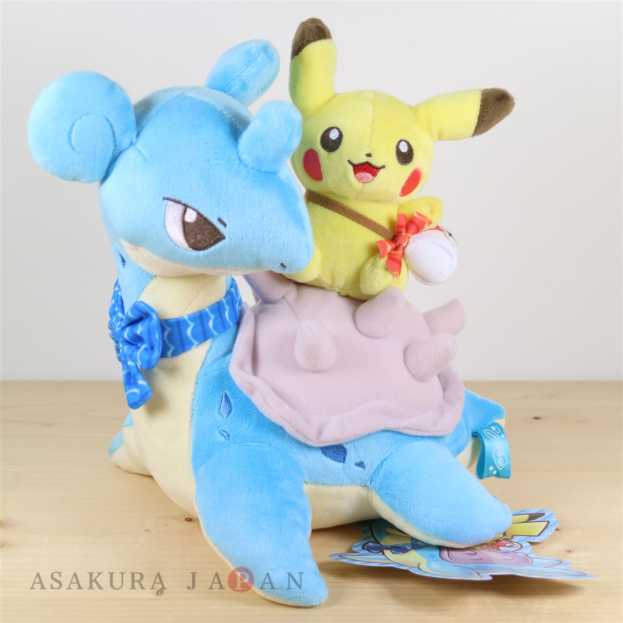 lapras pikachu plush