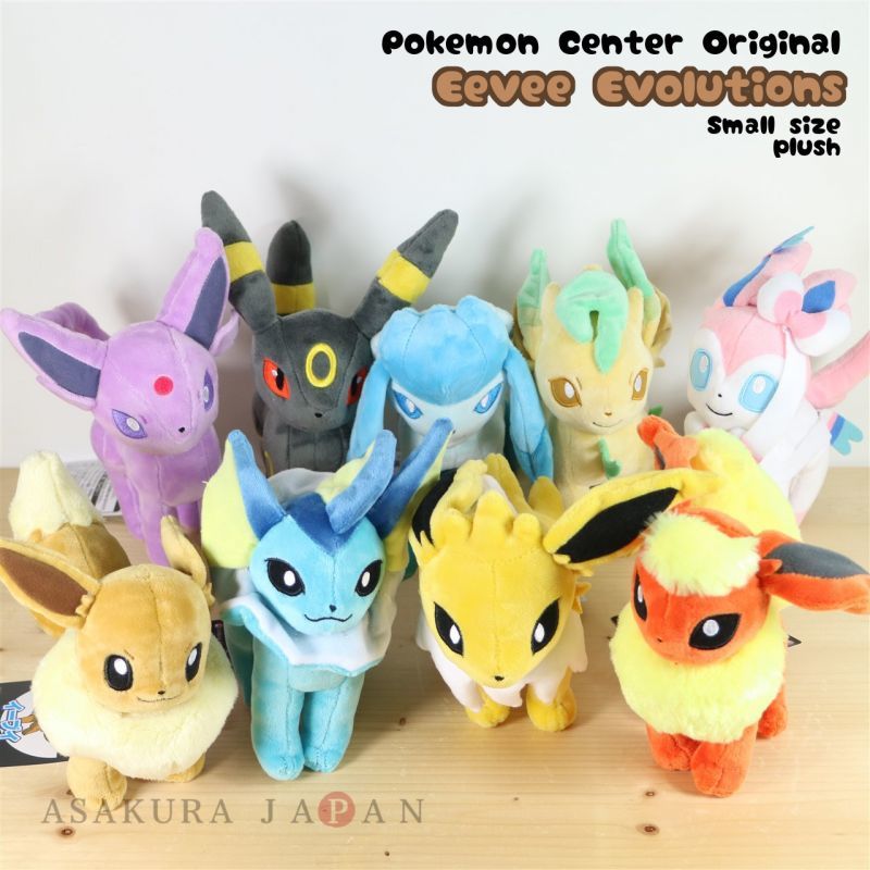 eevee evolutions stuffed animals