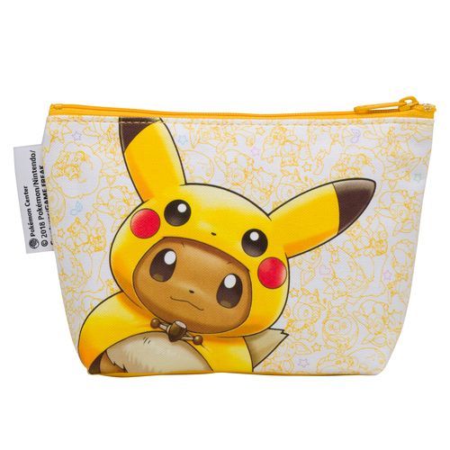 Pokemon Center 2018 FAN OF PIKACHU & EEVEE Pouch case Bag