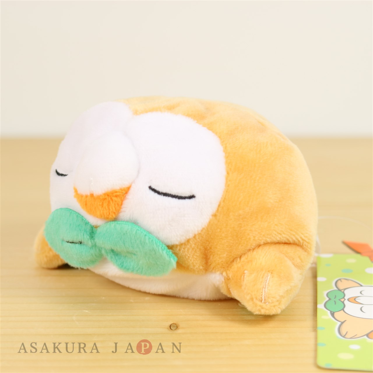 sleeping rowlet plush