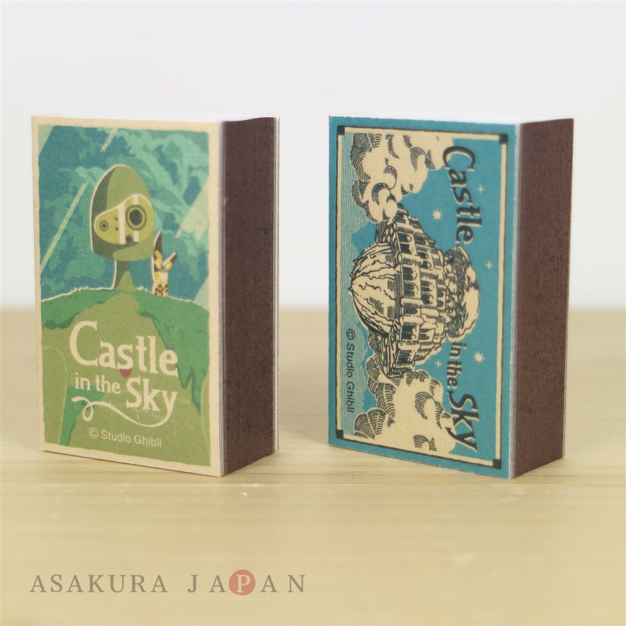 Studio Ghibli LAPUTA Castle in the Sky Match box shaped Memopad 2 