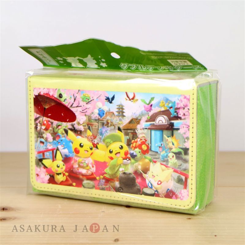 Pokemon Center Original Card Game Double Deck Case Kyoto Renewal Open