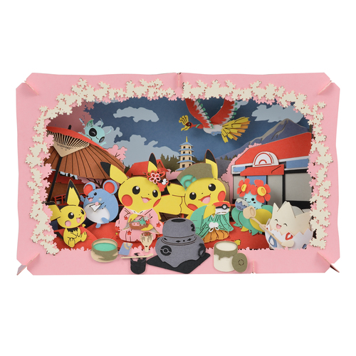 Pokemon Center Kyoto 19 Renewal Open Paper Theater Craft Kit Pokemon Center Kyoto 19 Renewal Open Paper Theater Craft Kit