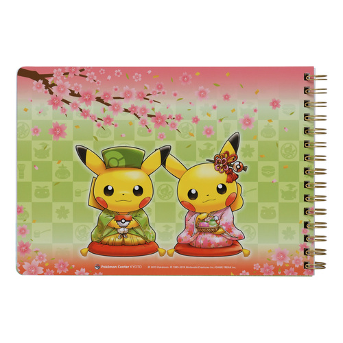 Pokemon Center Kyoto 2019 Renewal Open A5 Size Spiral Notebook