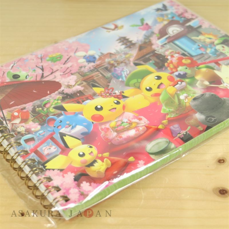 Pokemon Center Kyoto 2019 Renewal Open A5 Size Spiral Notebook