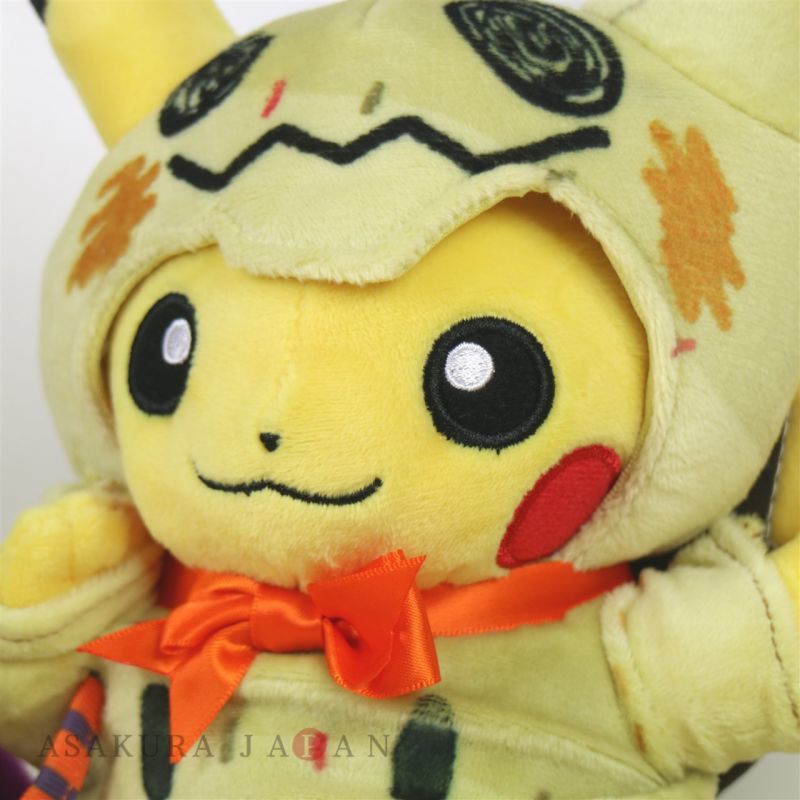 Pokemon Center Original Plush Doll Pokémon Halloween Time Mimikyu Scarecrow 9in for sale online