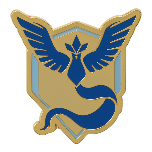 Pokemon Center 17 Pokemon Go Official Pin Badge Team Mystic Articuno Pins