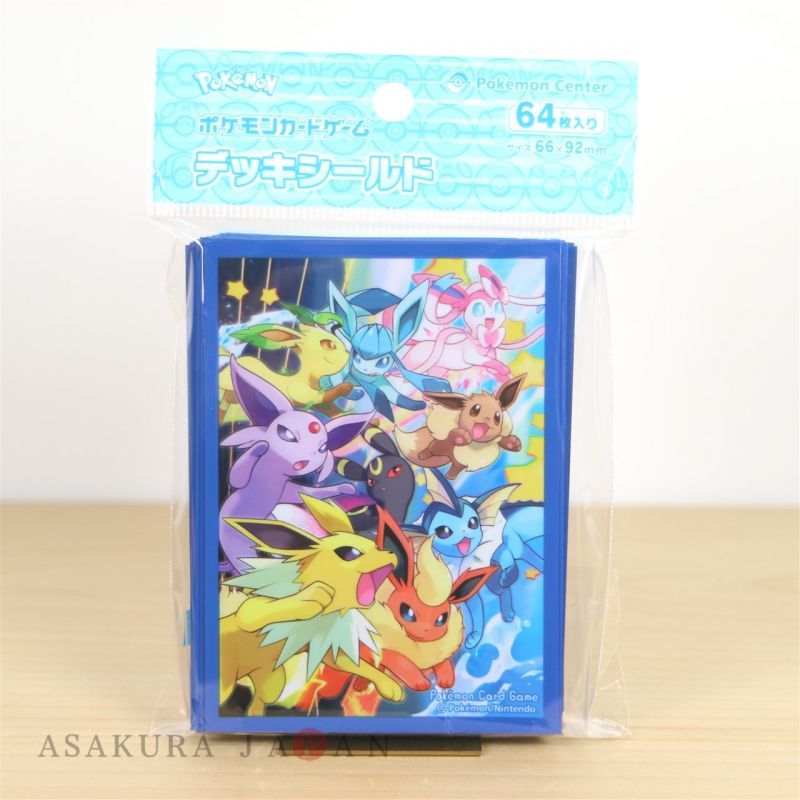 Pokemon Center Original Card Game Sleeve Dash! Eevee Evolutions 64 sleeves
