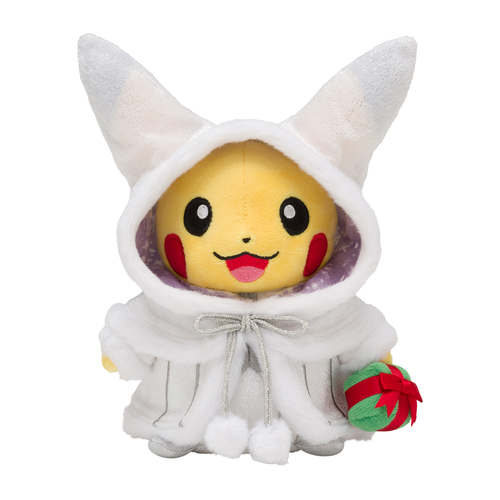 santa pikachu plush