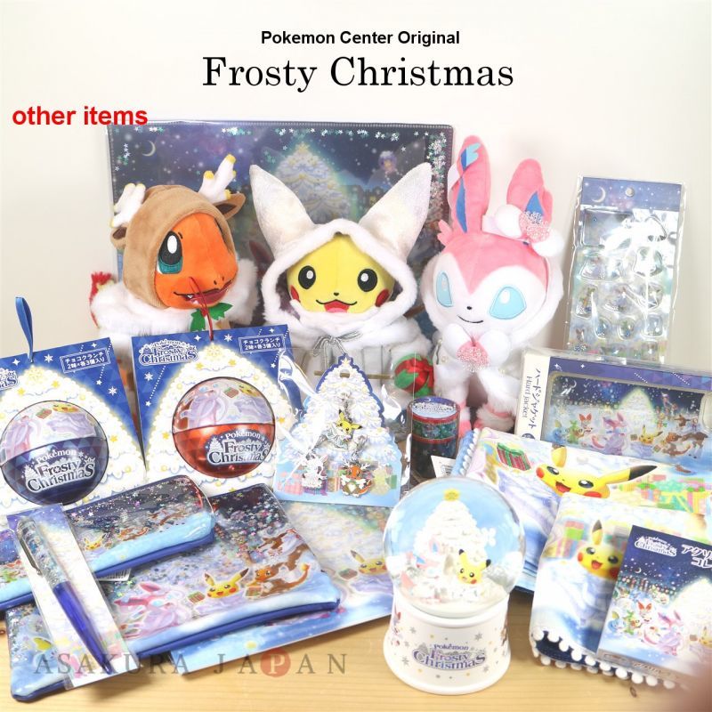 Pokemon Snow Globe Pok?mon Frosty Christmas 2019 Pikachu Sylveon