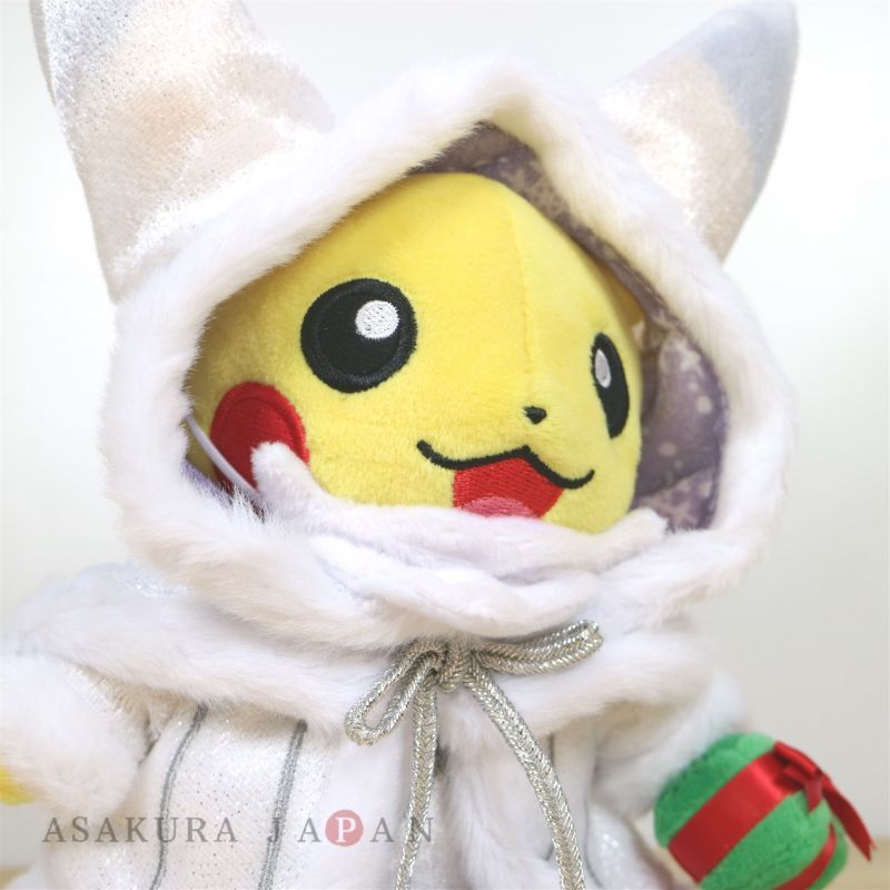christmas pikachu plush
