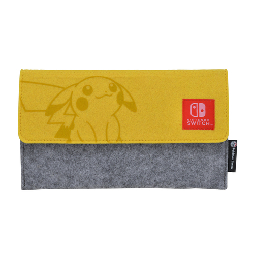 Pokemon Center 19 Nintendo Switch Lite Felt Pouch Pikachu