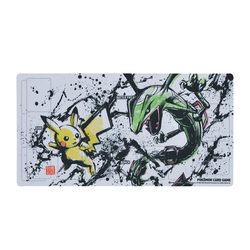 Pokemon Center Card Flip deck case Sumi-e Retsuden vol.2 Pikachu Rayquaza 