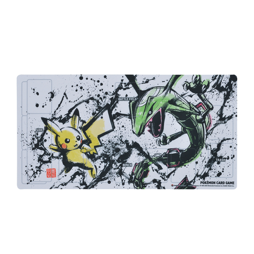 Pokemon Center Exclusive Official Playmat Charizard VS Rayquaza