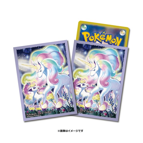 Pokemon Center Original Card Game Sleeve Galarian Ponyta Rapidash 