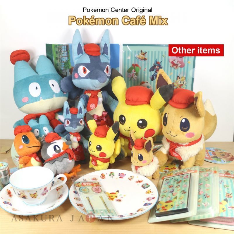 Pikachu ⭐️Pokemon Cafe Mix Character Stickers⭐️ Eevee And More! Lucario 