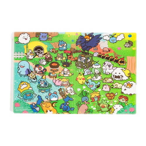 Pokemon Center Pokemon Yurutto Vol 3 6 Pocket Clear File With Slider