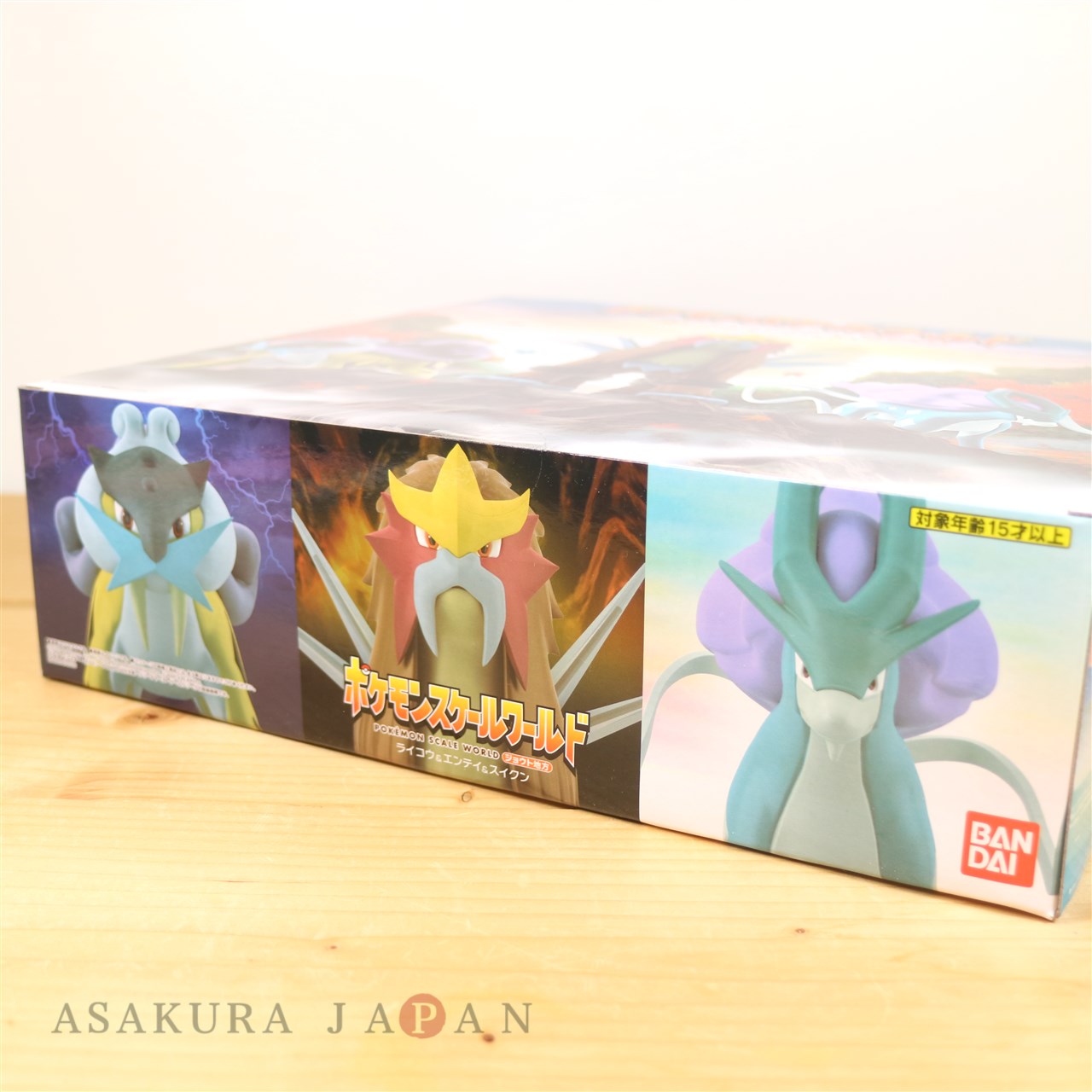 Pokemon Scale World: Johto Region - Raikou & Entei & Suicune (CANDY TOY)  REISSUE