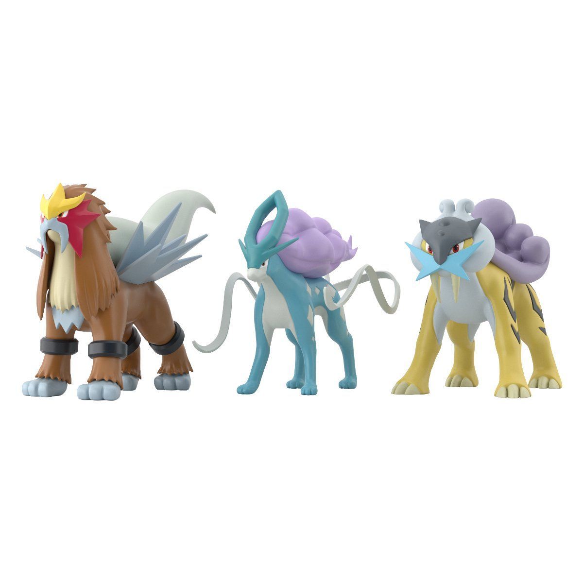 [IN STOCK] 1/20 Scale World Figure [BQG] - Raikou & Entei & Suicune