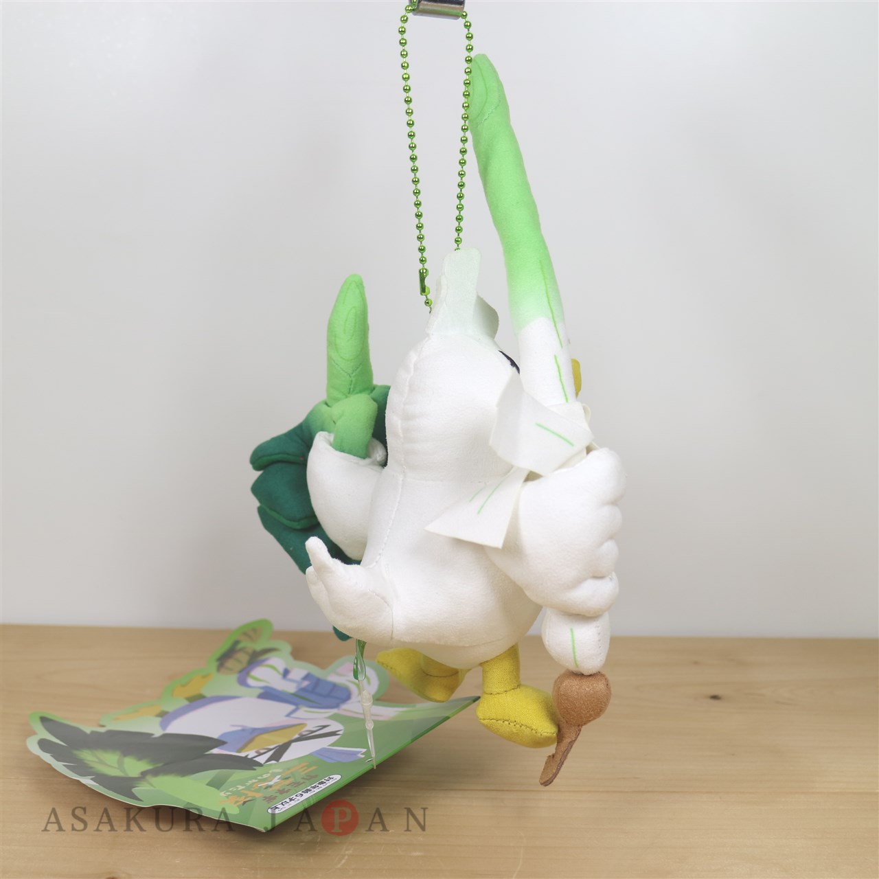 Galarian Farfetch'd Mascot Plush Keychain Story Of The Farfetch'd Leek Trio, Authentic Japanese Pokémon Keychain