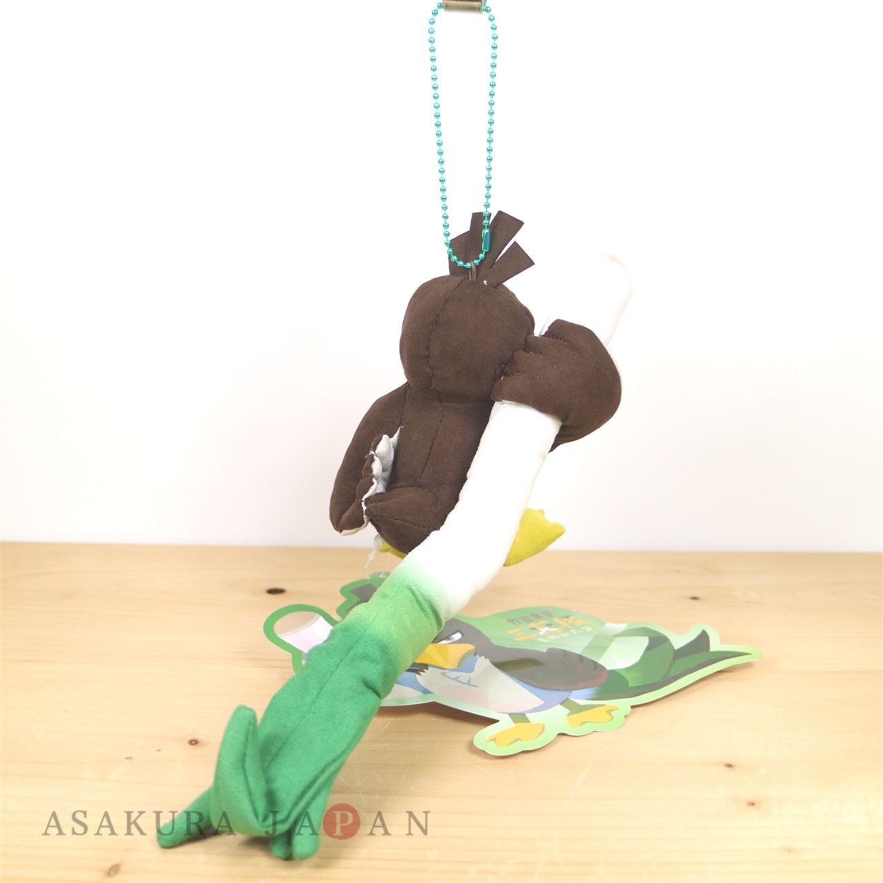 Galarian Farfetch'd Mascot Plush Keychain Story Of The Farfetch'd Leek Trio, Authentic Japanese Pokémon Keychain