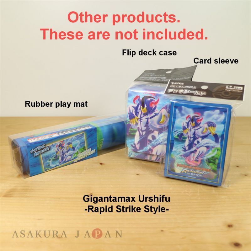 Details about   Pokemon Center Card Game Sleeve Gigantamax Urshifu Rapid Strike Style 64 sleeves 