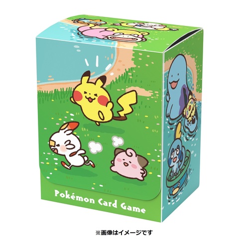 Pokemon Center Original Card Game Flip Deck Case Pokemon Yurutto Galarian Friends