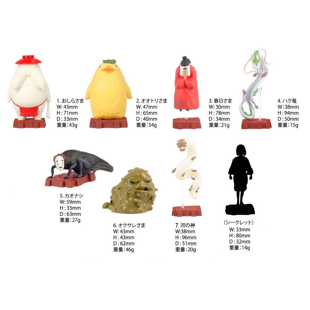 Studio Ghibli Figures 5pcs/lot 7.5-10.5CM