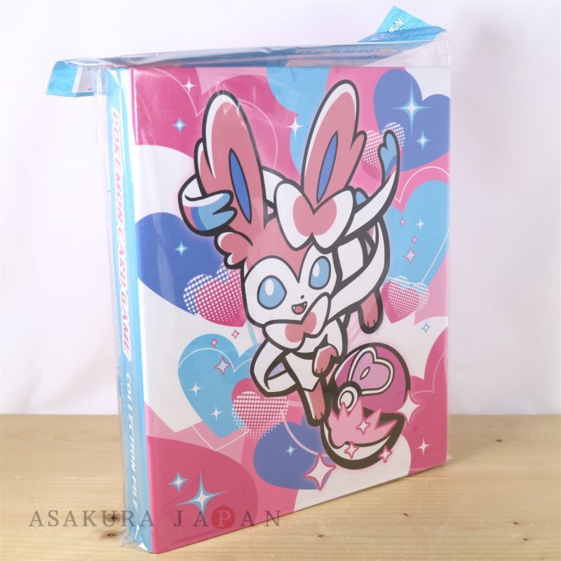 Pokemon center original card game collection file ball freak sylveon binder