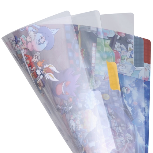 Pokemon Snap 3 Pockets A4 Sized Clear Plastic Folder Pokemon Center