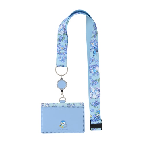 Pokemon Center 2022 Baby Blue Eyes ID holder with reel Card Pass Case