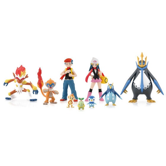 BANDAI POKEMON SCALE WORLD Sinnoh edition vol.2 Lucas PT ver. 1/20 Figure